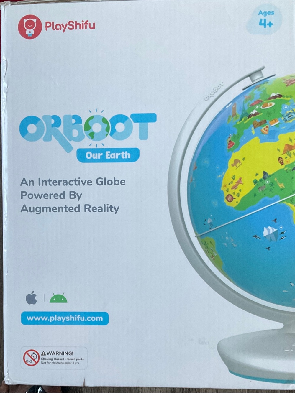Orboot Our Earth Interactive Globe - Blue